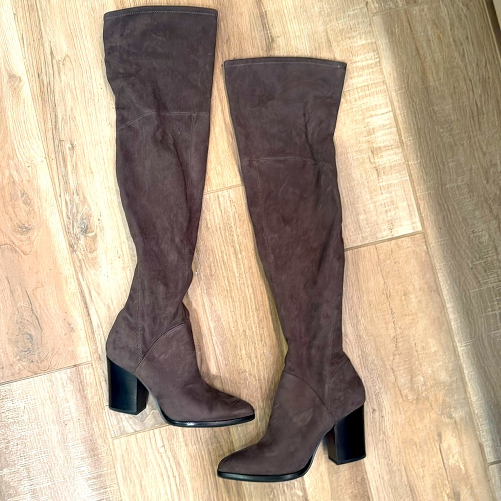 Marc Fisher Gray Thigh High boots